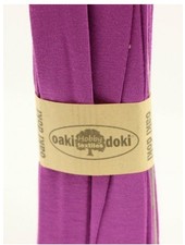 Oaki Doki paars tricot biais 3meter