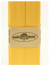 Oaki Doki geel - biais tricot 3 meter