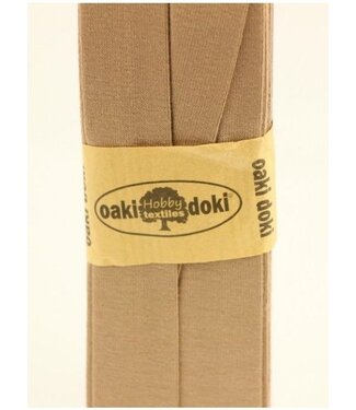 Oaki Doki coffee - biais jersey  3 meter