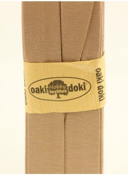 Oaki Doki coffee - biais jersey  3 meter