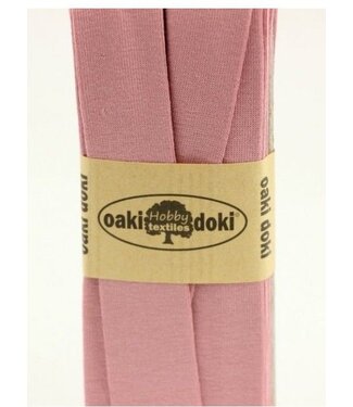 Oaki Doki old pink - jersey biais 3 meter