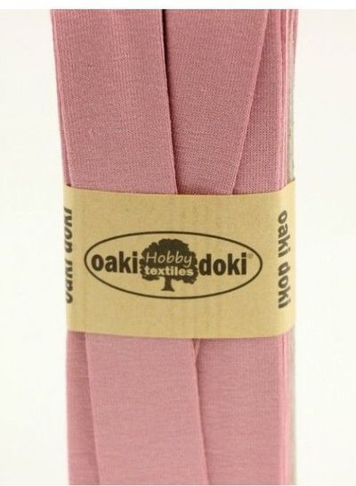 Oaki Doki old pink - jersey biais 3 meter