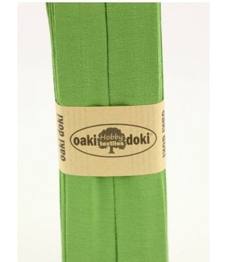 Oaki Doki bright green - jersey biais 3 meter