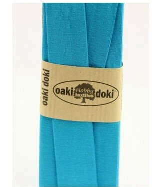 Oaki Doki turquoise - tricot biais 3 meter