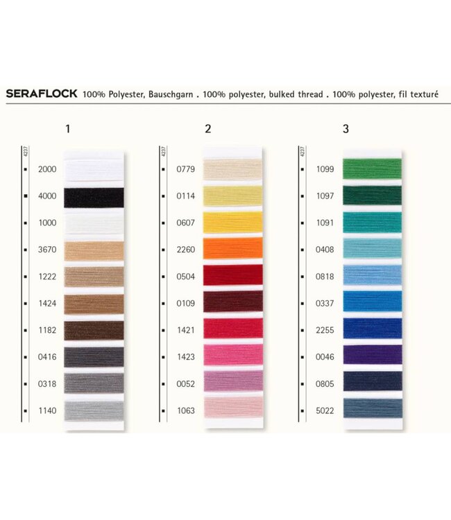 seraflock - 28 verschillende kleuren
