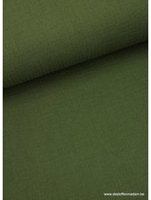 khaki effen tetra - double gauze