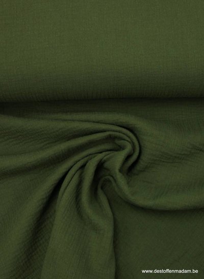 khaki tetra - double gauze