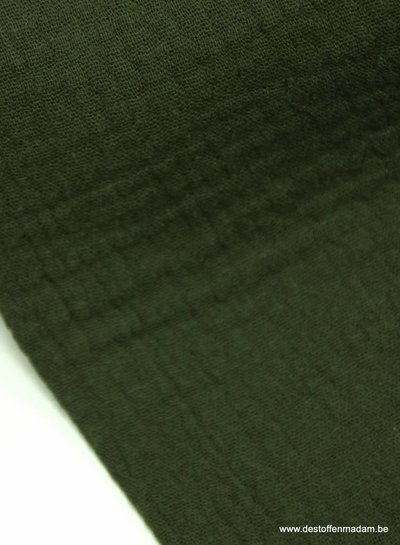 khaki tetra - double gauze