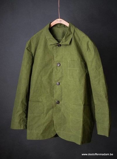 Merchant & Mills dry oilskin – grass green