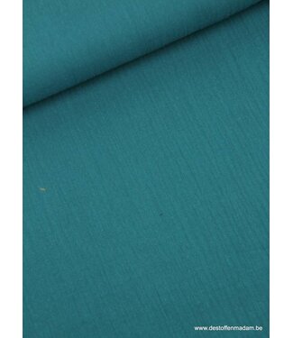 petrol blue tetra - double gauze