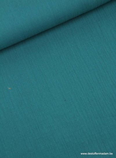 petrolblauwe tetra - double gauze