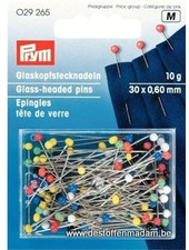 Prym Glass head pins 0.60mm