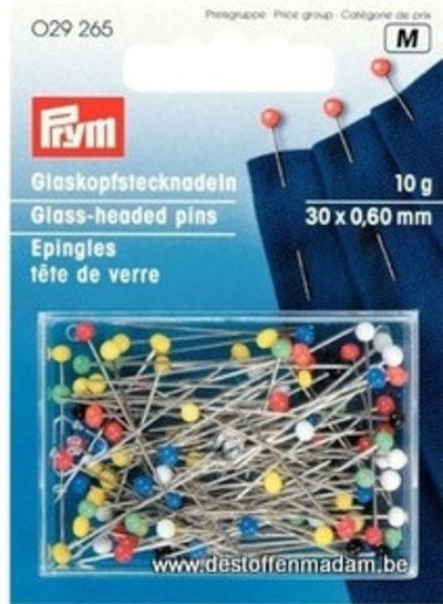 Prym glass-headed pins