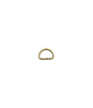 d-ring 15mm brons per 4