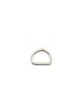 D-ring zilver 20 mm per 4