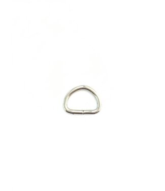 D-ring zilver 20 mm per 4