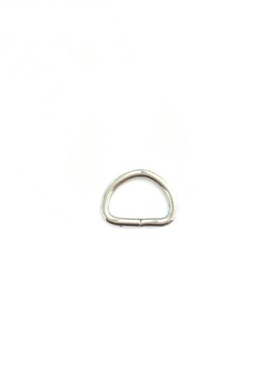 D-ring silver 20 mm