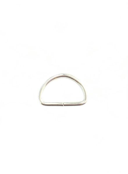 D-ring silver 30mm