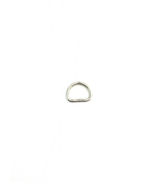 d-ring zilver 13mm
