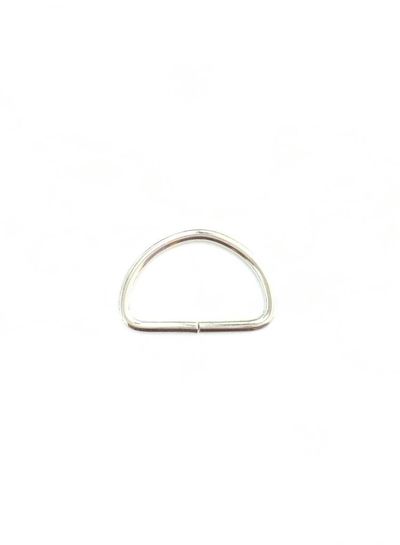 D-ring zilver 25 mm