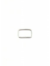 rechte passant zilver 25mm