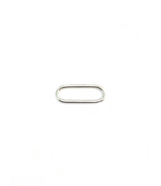 ronde passant zilver 30 mm