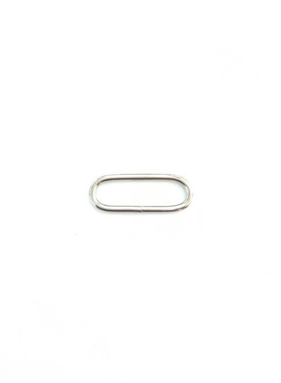 ronde passant zilver 30 mm