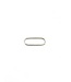 ronde passant zilver 30 mm