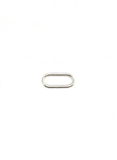 ronde passant zilver 25 mm