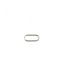 ronde passant zilver 25 mm
