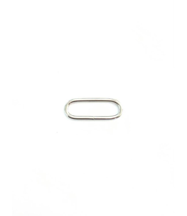ronde passant zilver 25 mm