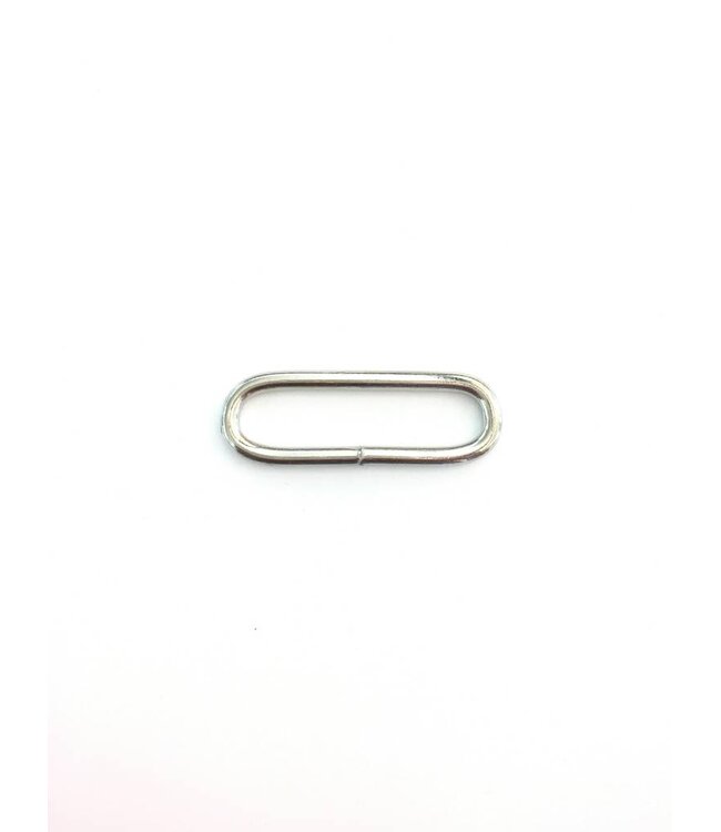 ronde passant zilver 25 mm