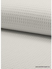 white - waffle cotton