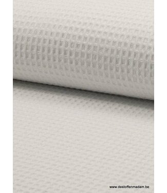 white - waffle cotton