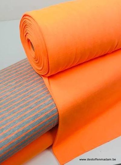 neon orange - ribbing