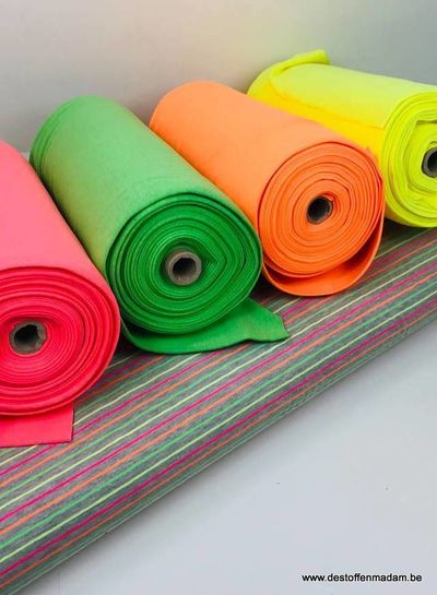 neon oranje - boordstof