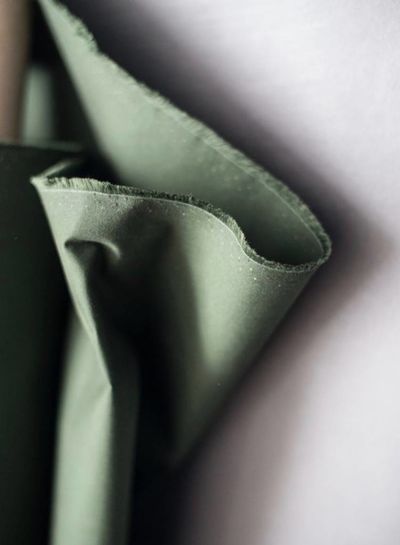 Merchant & Mills Fern green dry oilskin