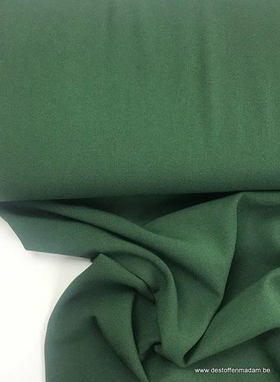 bottle green crepe top quality