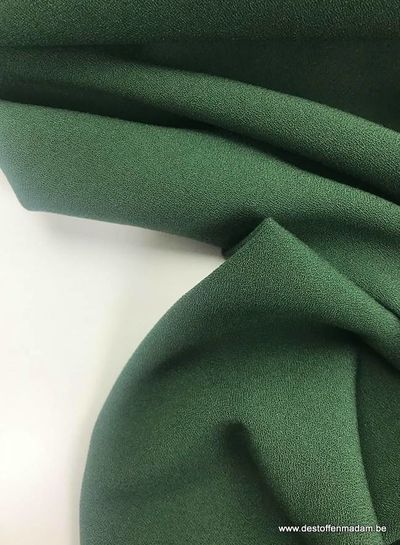 bottle green crepe top quality