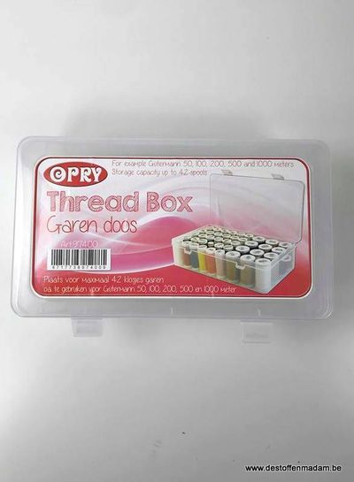 M. sewing thread box - 42 spools