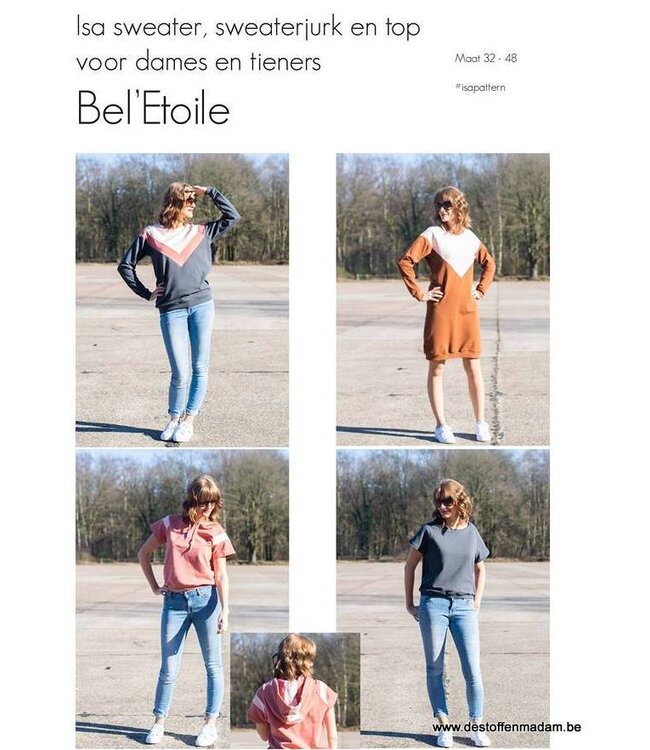 Bel'Etoile Isa sweater, sweaterjurk en top voor dames en tieners