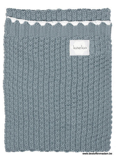 superzacht gebreid ledikant deken