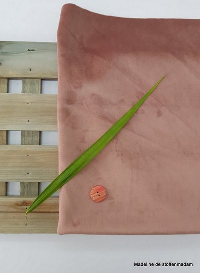 old pink velvet - deco fabric