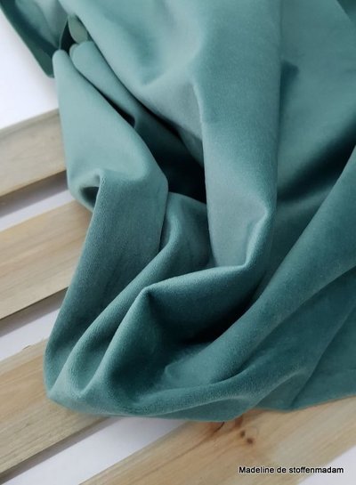 dark mint velvet -  deco fabric