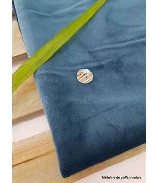 petrol velvet - deco fabric