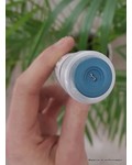 20 mm capri blue button