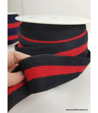 M. terry elastic - black/red