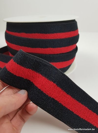 M. terry elastic - black/red