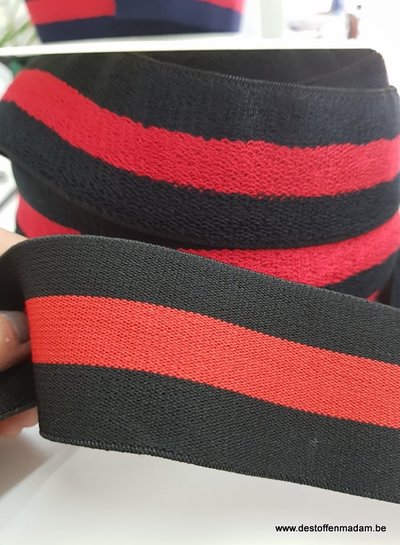 M. terry elastic - black/red