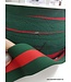 double face terry taille elastiek - groen/rood